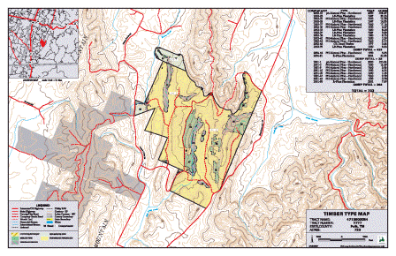 Polk County Tennessee Hunting Land For Lease in Ocoee TN 713 Acre Tract.